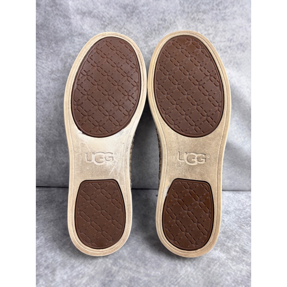 UGG Women's Caleel Espadrille Mules Shoes in Black Size 8.5 - Picture 7 of 8